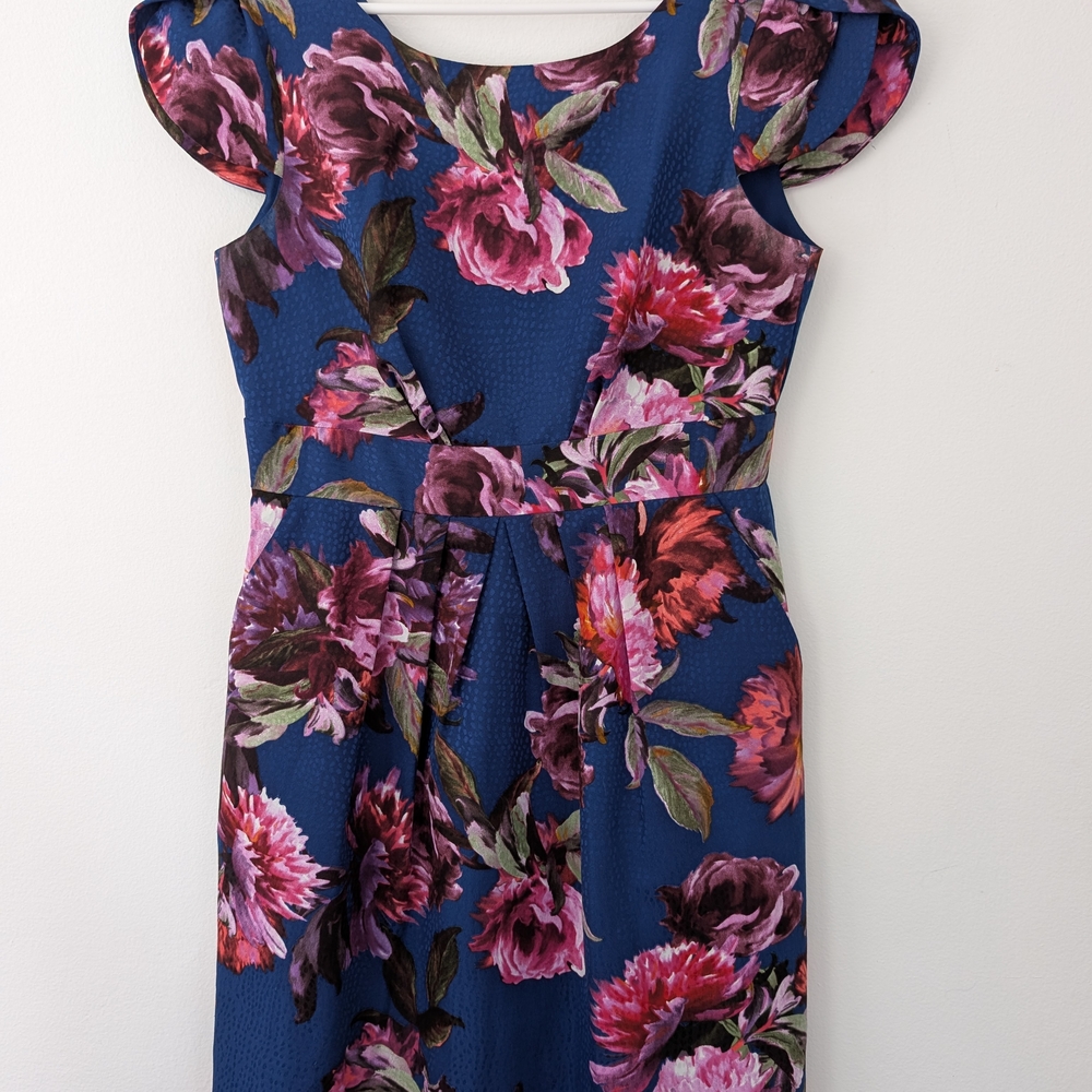 Floral Blue Dress